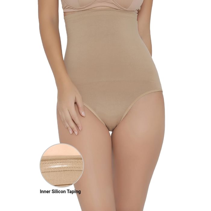 

Clovia Tummy Tucker With Silicon Grips In Beige - SW0024R24, Nude-colour