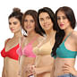 4 Pc Bra Sets In Multicolor