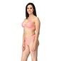 Set of Non-Padded Bralette & Mid Waist Lace Bikini_9