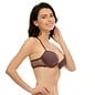 Buy Front Open Push-Up Bra in Brown Color with Sexy Back Online