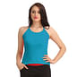 Cotton Camisole With Halter Neck - Blue_5