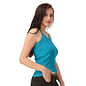 Cotton Camisole With Halter Neck - Blue_7