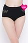 Cotton High Waist Hipster Panty with Lace Panel 
