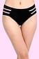 Cotton Mid Waist Hipster Panty with Powernet Pan