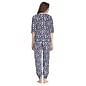 Printed Full Length Top & Pyjama Set - Blue_9
