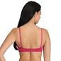 Underwired Push-up Balconette Bra with Detachable Straps - Pink_11