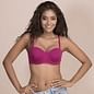 Underwired Push-up Balconette Bra with Detachable Straps - Pink_8