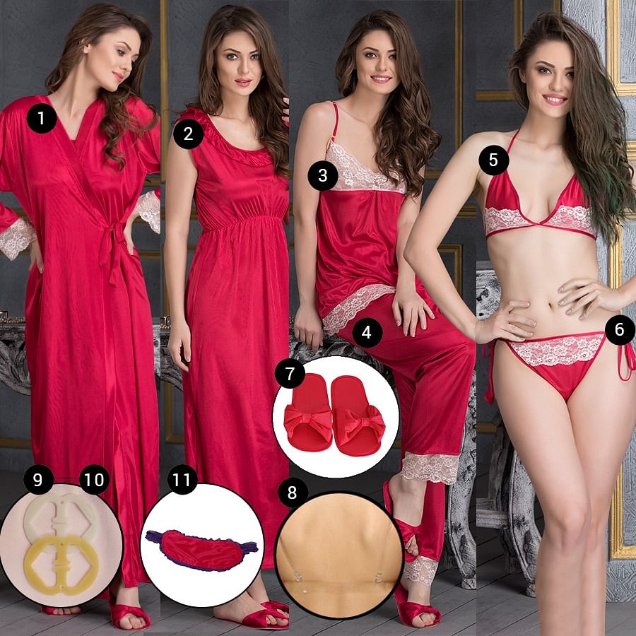 11 pc 2024 nightwear set