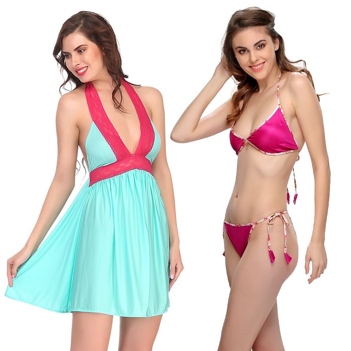 

Clovia 3 Pc Set - NSC319P11, Light green