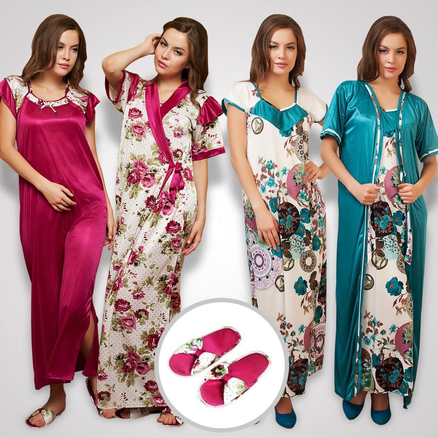clovia satin nightwear