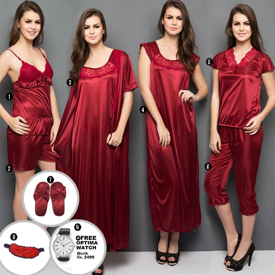 11 pc nightwear set