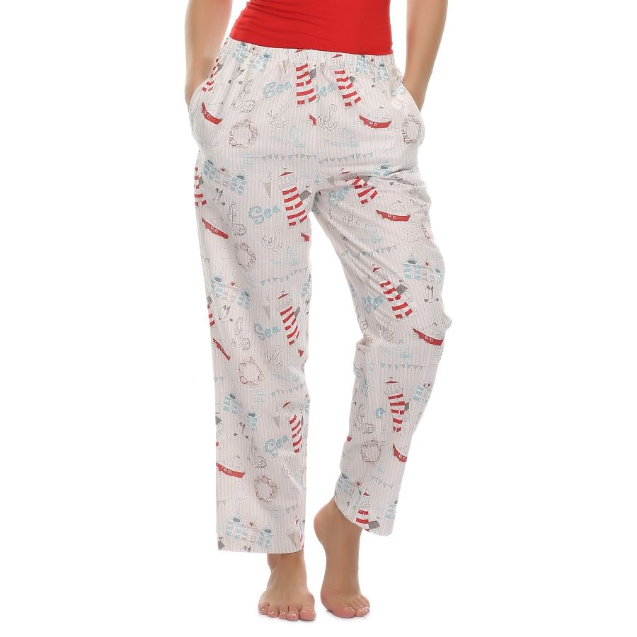 Buy Beige Pyjama Online India, Best Prices, COD - Clovia - NS0551P24