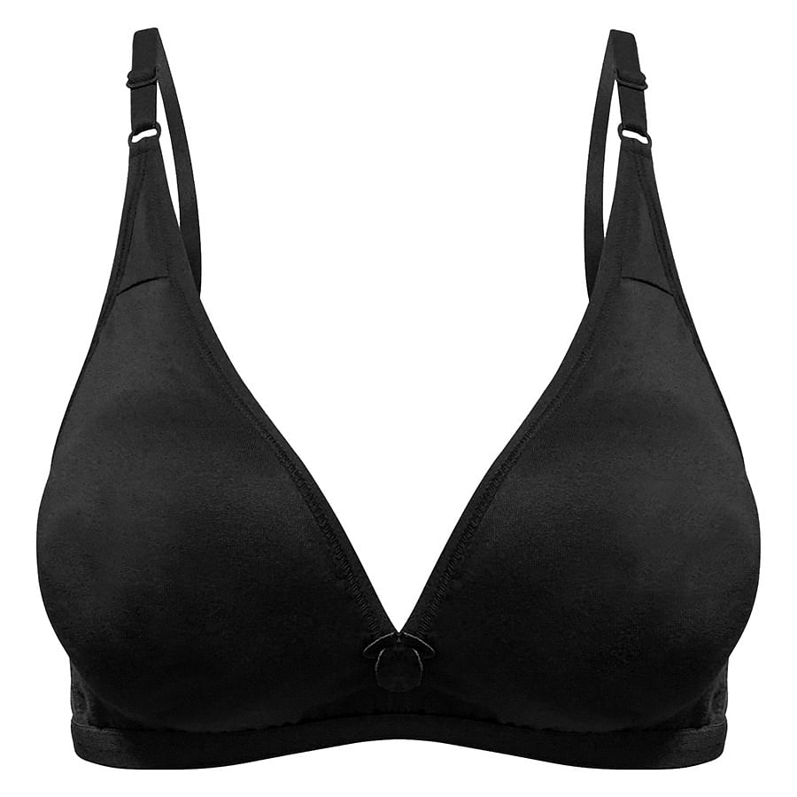 Buy Non-Padded Non-Wired Plunge Bra Online India, Best Prices, COD ...