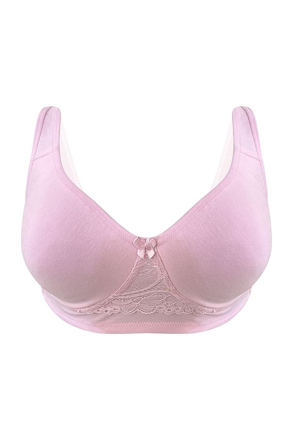 Buy NonPadded NonWired Full Coverage TShirt Bra in Soft Pink