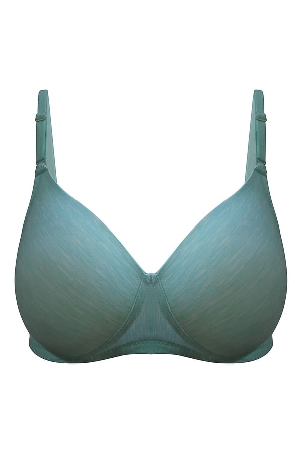 Buy Padded NonWired Full Coverage Self Printed Multiway Tshirt Bra In
