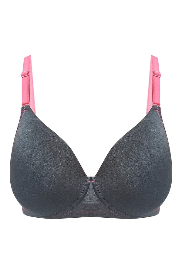 Buy Padded NonWired Printed Tshirt Bra with Detachable