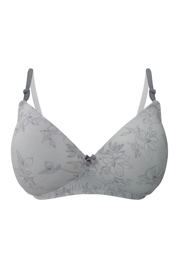 Buy Padded NonWired Full Cup Floral Print Multiway Tshirt Bra in
