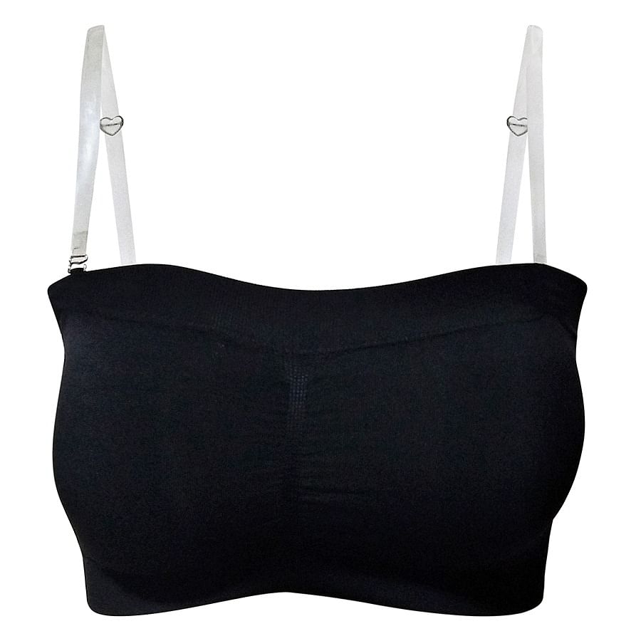 Buy Cotton Padded Non Wired Strapless Tube Bra Online India Best Prices Cod Clovia Brw7pb02a