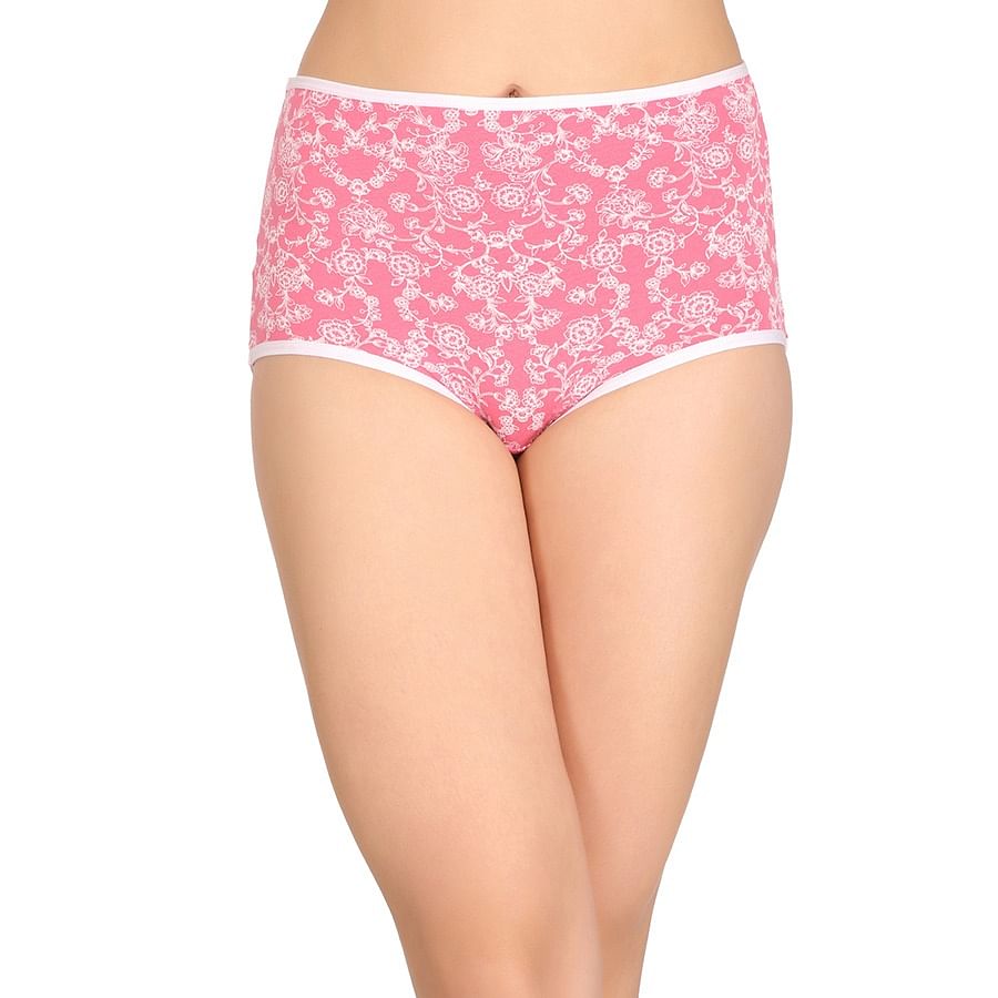 Buy Cotton High Waist Floral Print Hipster Panty Online India Best Prices Cod Clovia Pn2347p22 0490