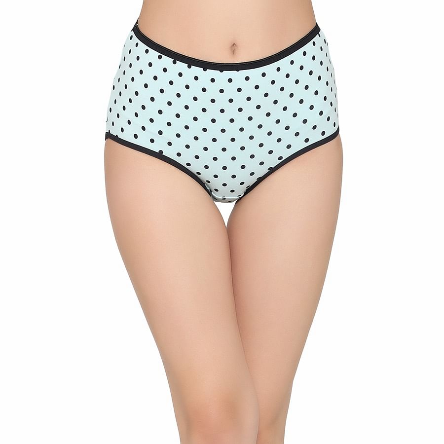 Buy Cotton High Waist Polka Print Hipster Panty Online India Best Prices Cod Clovia Pn2692p13 5603