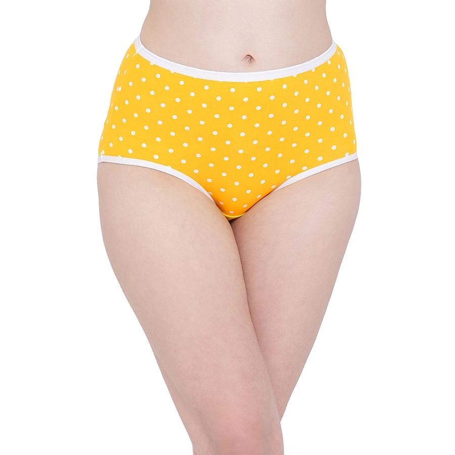 Buy Cotton High Waist Polka Print Hipster Panty Online India Best Prices Cod Clovia Pn3134p02 7494