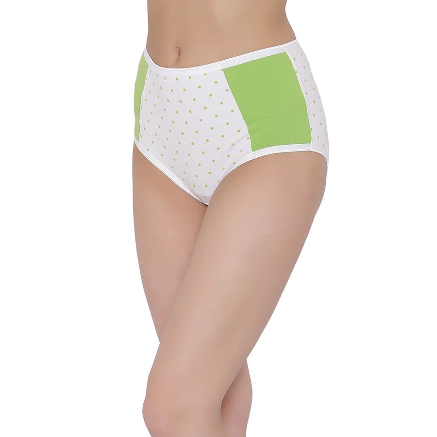 Buy Cotton High Waist Polka Print Hipster Panty Online India Best Prices Cod Clovia Pn2603p11 4798