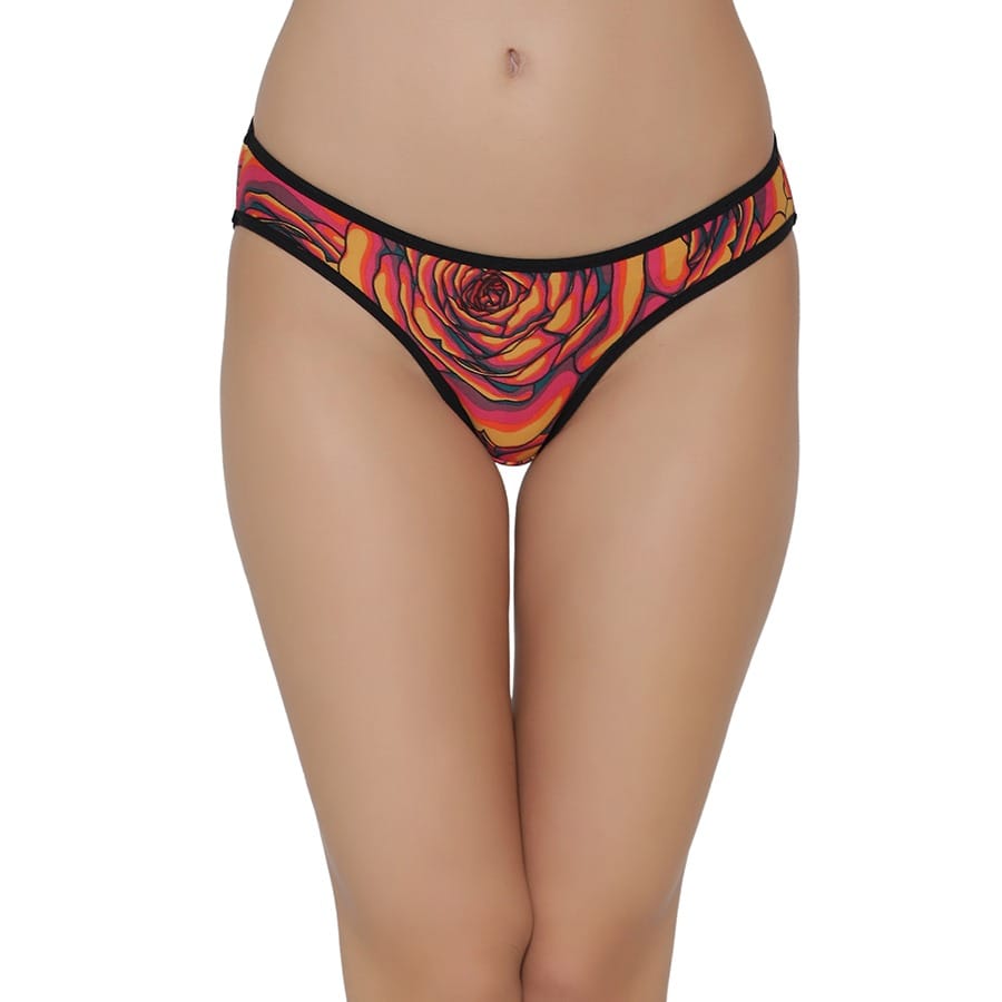 Buy Cotton Low Waist Printed Bikini Panty Online India, Best Prices, COD Clovia PN2402P14