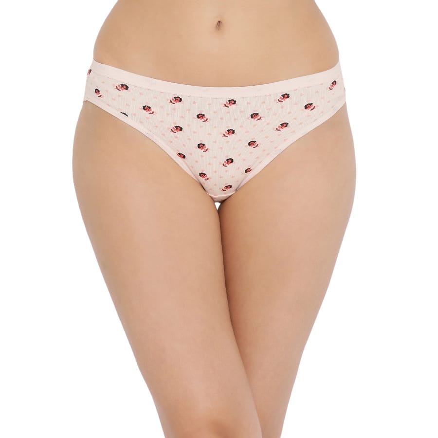 Buy Cotton Low Waist Printed Bikini Panty Online India, Best Prices, COD Clovia PN3032P16