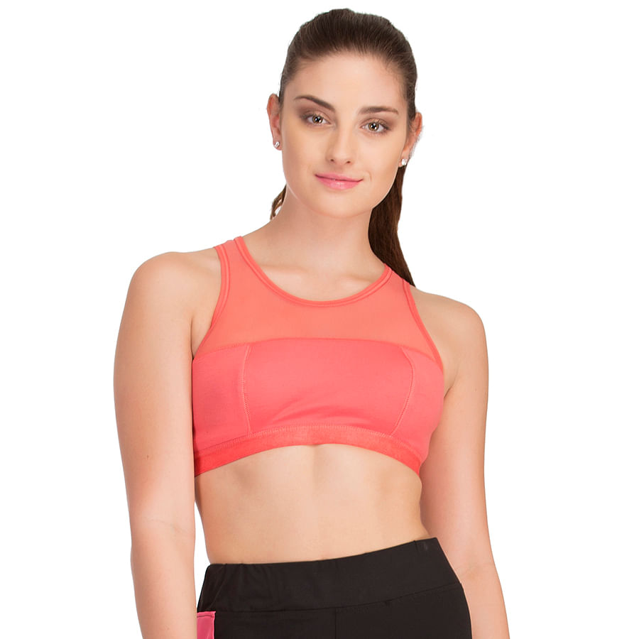 Women's Xtra Support High Impact Sports Bra in True Navy/Hot Coral