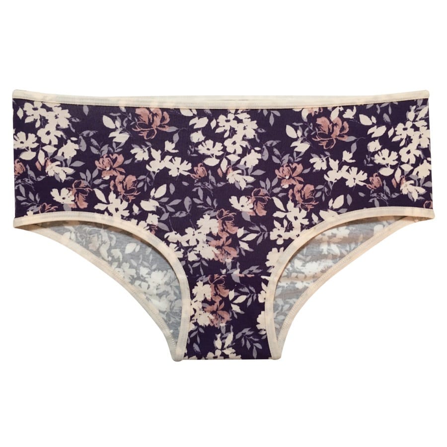 Buy Cotton Mid Waist Floral Print Hipster Panty Online India, Best