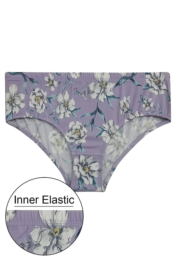 Buy Cotton Mid Waist Floral Print Hipster Panty Online India Best