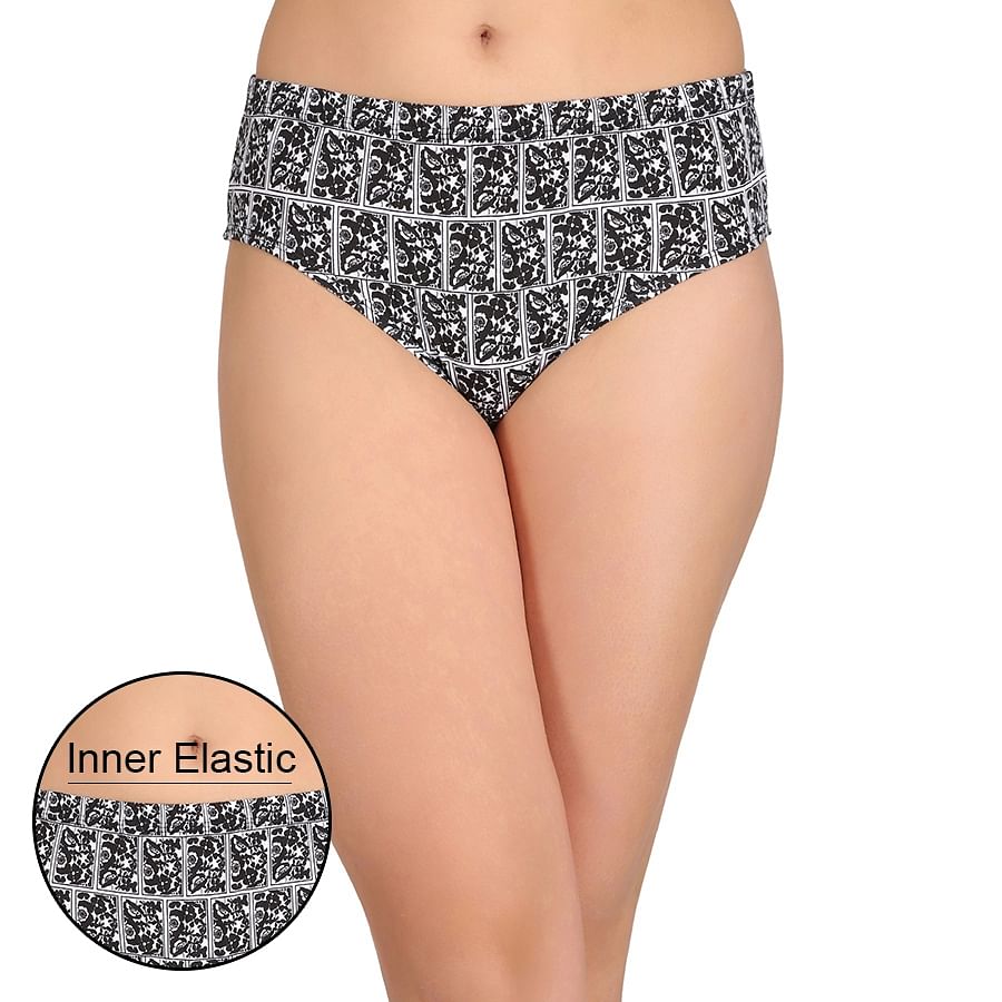 Buy Cotton Mid Waist Printed Hipster Panty With Inner Elastic Online India Best Prices Cod 1523