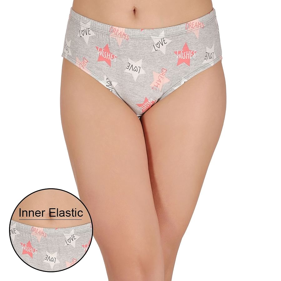 Buy Cotton Mid Waist Printed Hipster Panty With Inner Elastic Online India Best Prices Cod 7353