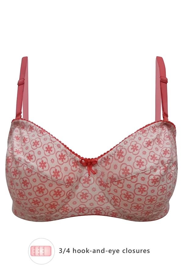 Buy Cotton NonPadded NonWired Printed Bra Online India
