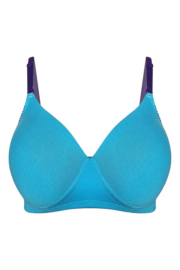 Buy Cotton Padded Non-Wired T-Shirt Bra Online India, Best Prices, COD ...