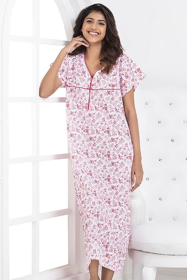 cotton nighty long