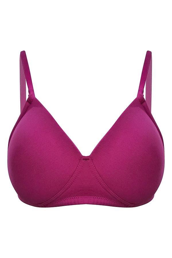 Buy Lightly Padded Non-Wired Multiway Backless T-Shirt Bra - Cotton ...