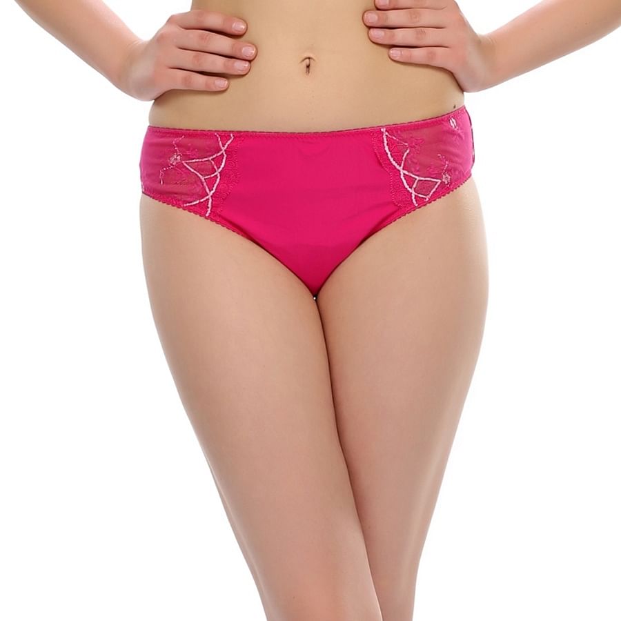 Clovia Lacy Spandex Bikini Panty For Women-CP56