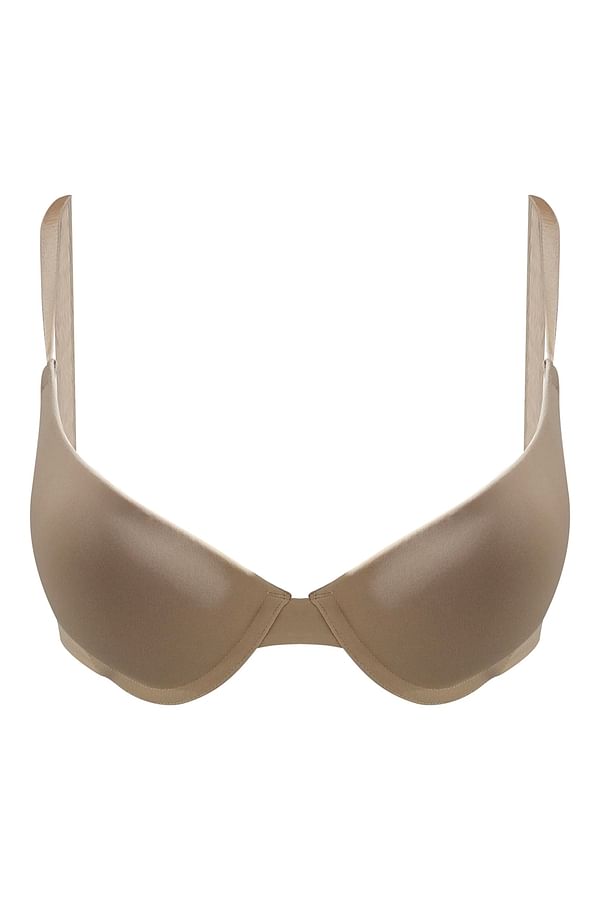 Buy Level 1 Push Up Underwired Demi Cup Balconette Bra In Nude Colour Online India Best Prices 9053