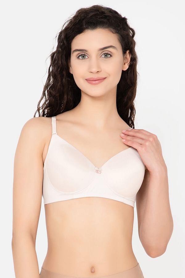 Buy Lightly Padded Non-Wired Full Cup Multiway T-shirt Bra in Nude