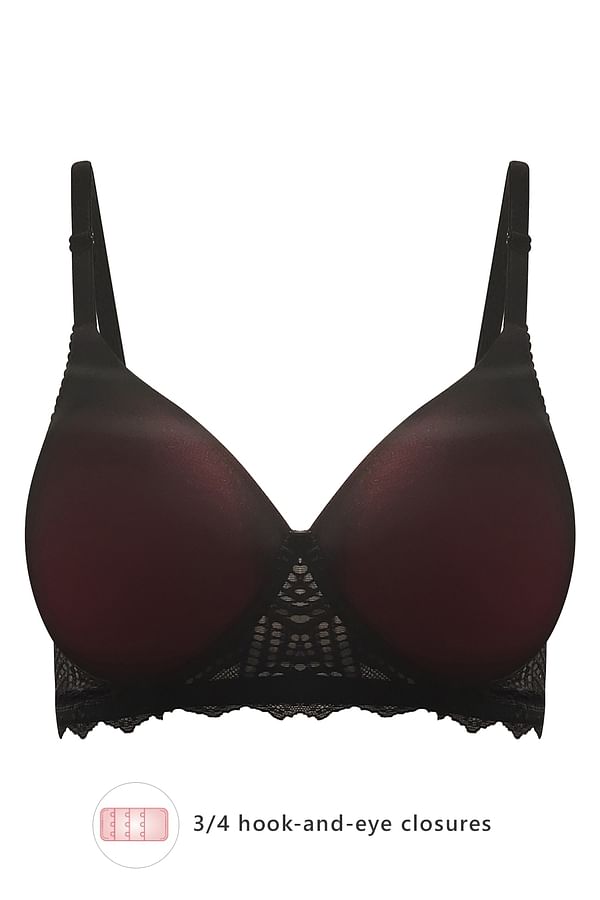 Buy Lightly Padded Non Wired Multiway Bridal Bra In Black Lace Online India Best Prices Cod 2489