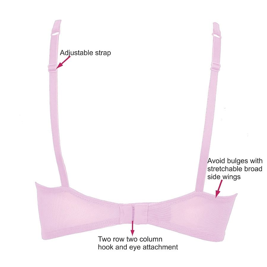 Buy Lightly Padded Non Wired T-shirt Bra In Lavender Online India, Best ...