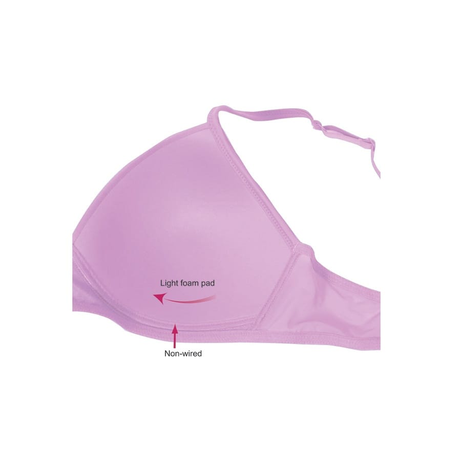 Buy Lightly Padded Non Wired Tshirt Bra In Lavender Online India, Best