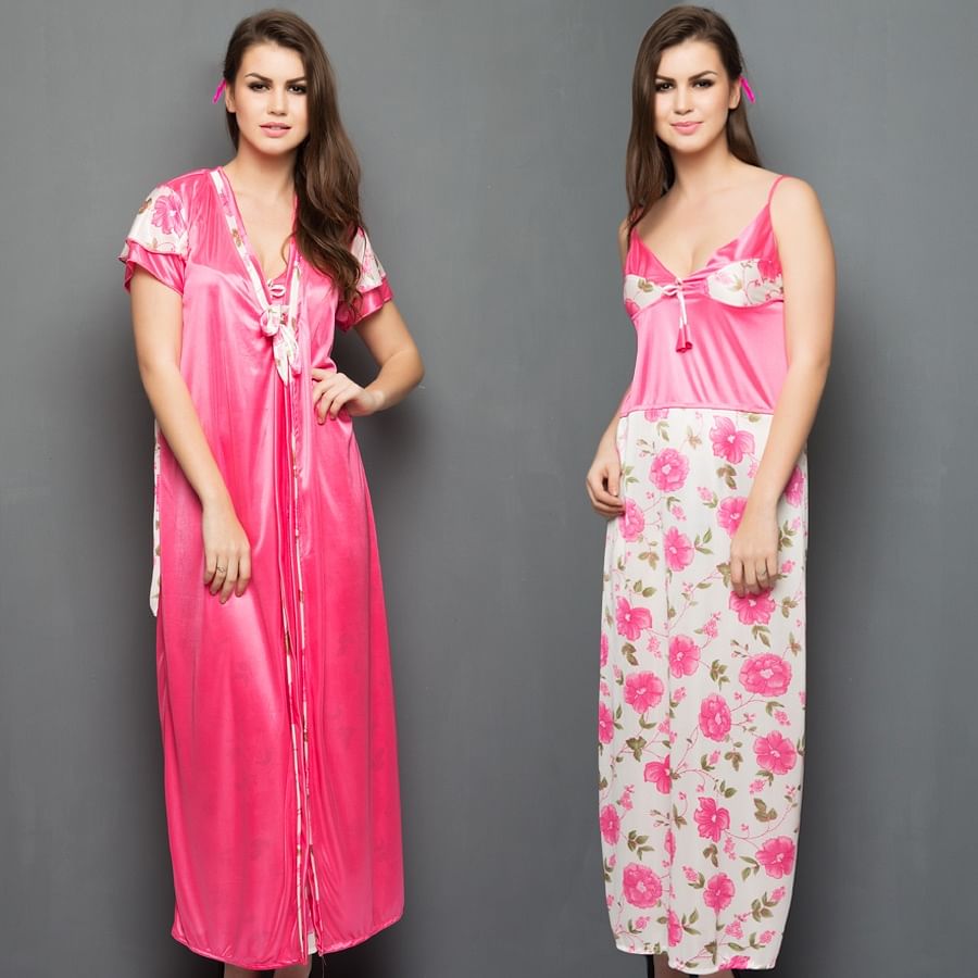 Buy Pink Nightshirts&Nighties for Women by Clovia Online