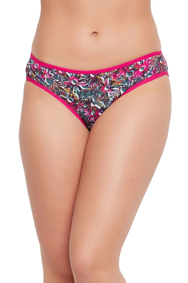 Buy Low Waist Floral Print Bikini Panty In Multicolour Online India Best Prices Cod Clovia 1965