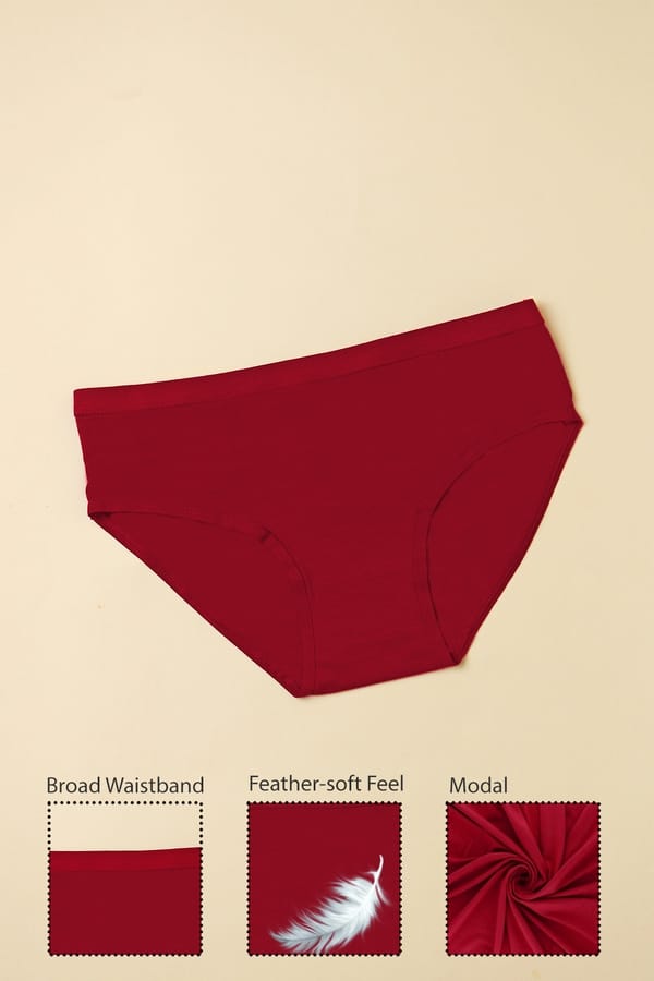 buy-mid-waist-hipster-panty-in-maroon-modal-online-india-best-prices