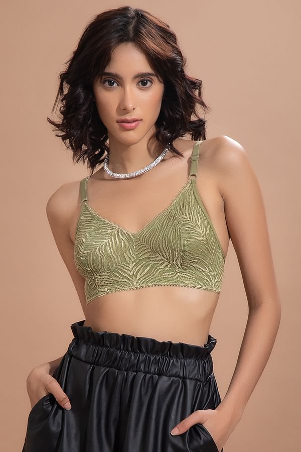 Olive Green Ladies Plain Bralette at Rs 175/piece in Bengaluru