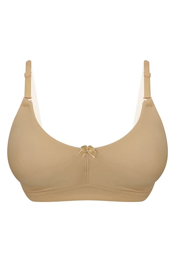 Buy Non-Padded Non-Wired Full Figure Multiway T-shirt Bra in Nude ...