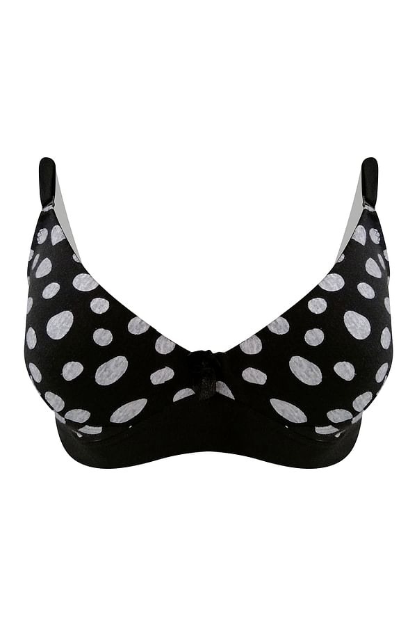 buy-non-padded-non-wired-full-cup-dot-print-multiway-bra-in-black