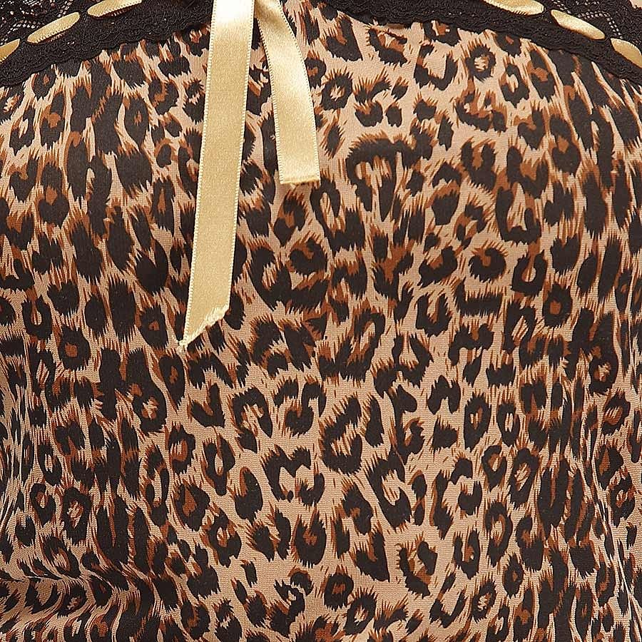 Buy Animal Print Babydoll with Thong Online India, Best Prices, COD ...